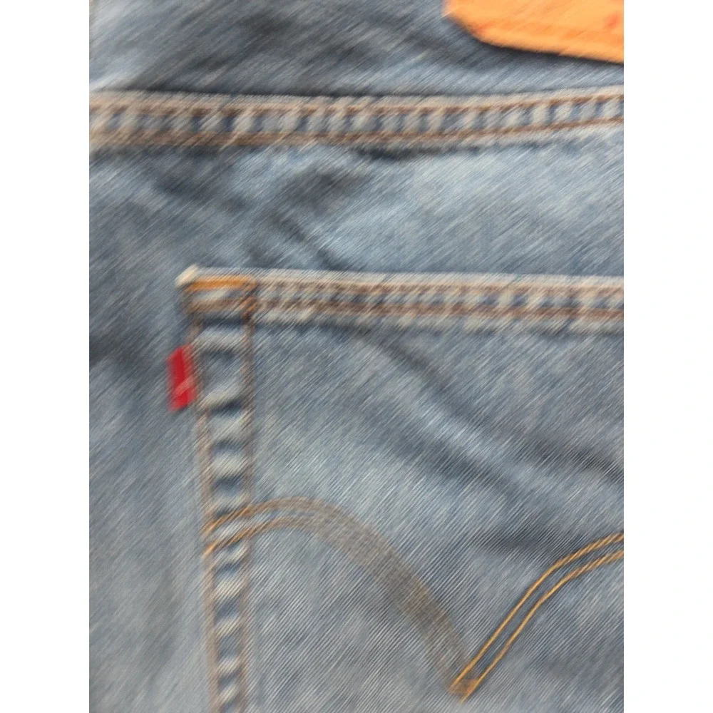 Levis 569 Denim Shorts 2006 Vintage Men's Loose Straight Fit Blue  Size 32x10